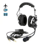 Rugged Air RA950 ANR Stereo General Aviation Pilot Headset