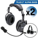Expand to 4 Place with STX STEREO AlphaBass Carbon Fiber Headsets