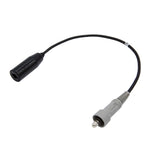 Female OFFROAD Straight Cable to Male STX Stereo Intercom Adapter