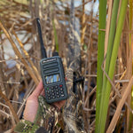 GREAT OUTDOORS PACK - GMR2 GMRS and FRS Hand Held Radio pair with Lapel Mic and XL Batteries