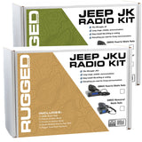 Jeep Wrangler JK and JKU Two-Way GMRS Mobile Radio Kit