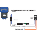 Switch Install Harness for MAC Helmet Air Pumpers