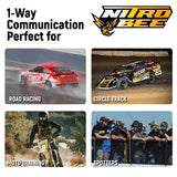 Nitro Bee Xtreme UHF Race Receiver for road racing, circle track, moto training, race spotters