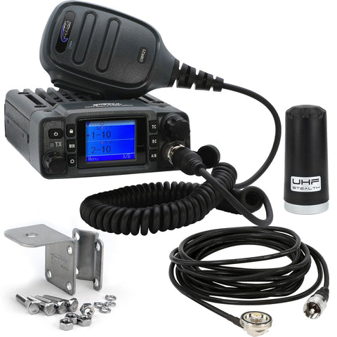 Radio Kit Lite - GMR25 Waterproof GMRS Mobile Radio with Stealth Antenna