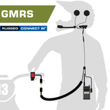 Rugged Connect BT2 Kit With GMR2 Radio - Bluetooth Headset, Sport Harness, & Handlebar Push-To-Talk