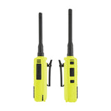 Rugged GMR2 GMRS/FRS Handheld Radio - High Visibility Safety Yellow