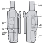 Rugged V3 Handheld - Business Radio 2-Pack