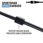 Sportsman Foam Earbud Speakers - Mono