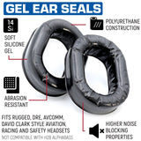 Rugged Radios Gel Ear Seals are incredibly soft for all-day comfort and work with most headsets