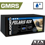 Waterproof GMRS Radio - Polaris RZR STX STEREO Complete UTV Communication Kit